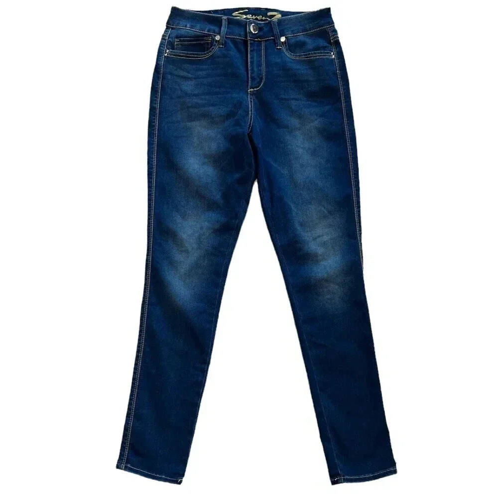 Seven7 High Rise Skinny Jeans 4